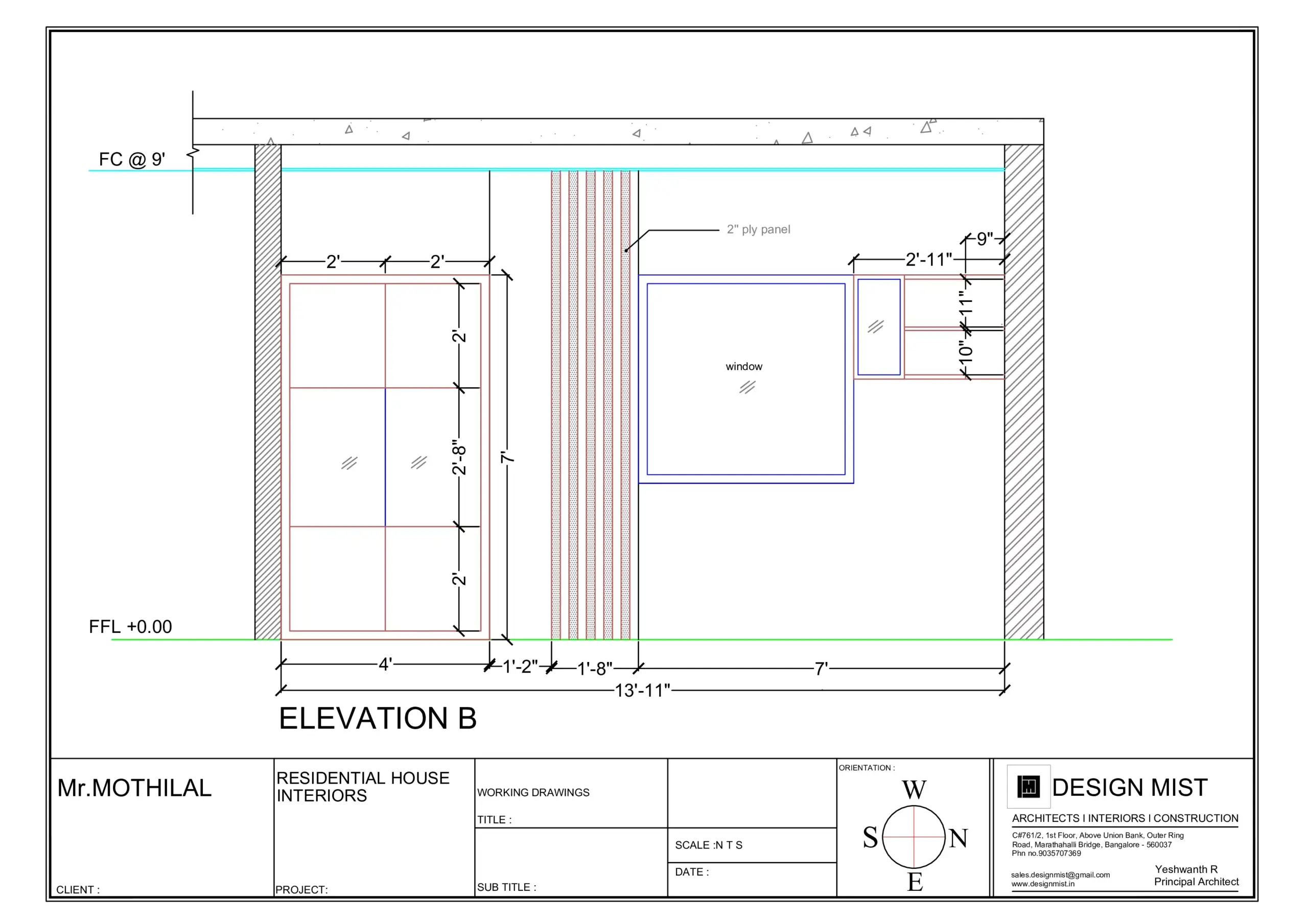 HOME THEATER ELEVATION B